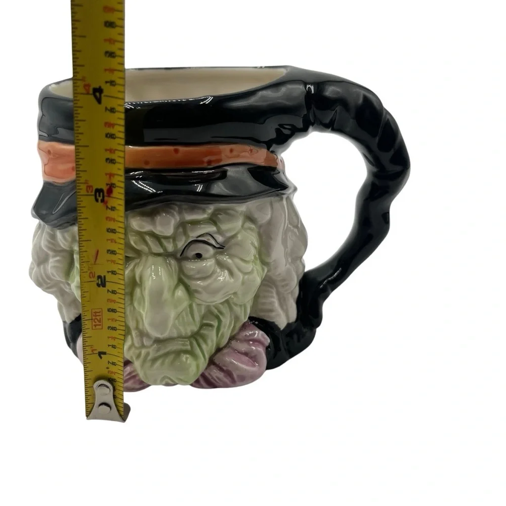 VINTAGE 1988 FITZ AND FLOYD HALLOWEEN WITCH MUG